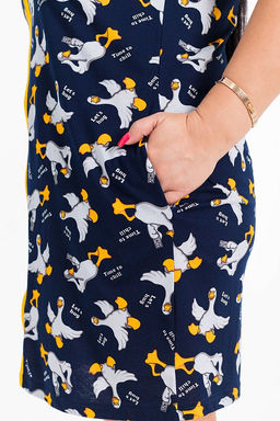 Халат М324139сс синий/серый - Елена фото 6