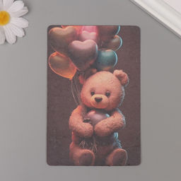 Цена за 2 шт. Открытка для выращивания «Арт Узор. Вырасти сам. Мишка» с семенами, 10×15 см