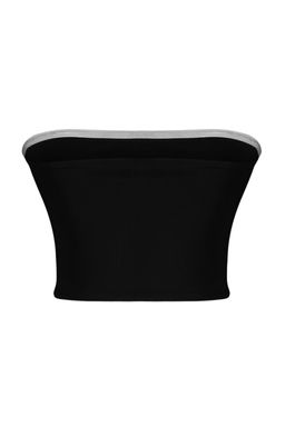 Trendyolmilla Ekru Fitted Straplez Yaka Crop Esnek Orme Bluz TWOSS24BZ00055 фото 17