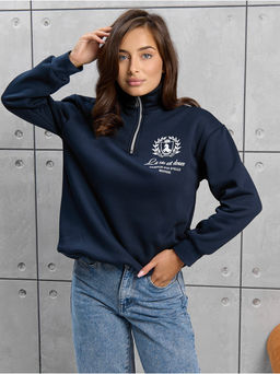 Свитшот "Молния" Синий Женский