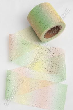 Фатин 5,5 см*15 ярд (SF-6043) радужный №5