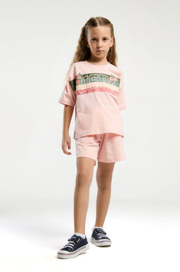 K_z _ocuk Somon Pijama Tak_m_ Sepette S_rpriz _ndirim