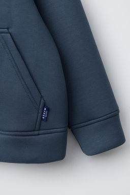 NEOPRENE-EFFECT JACKET WITH LABEL - Zara фото 4