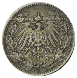 1/2 марки 1905 года E Германия