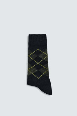ARGYLE WOOL SOCKS