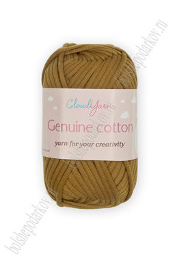 Пряжа Genuine cotton 50 гр (10 шт) SF-7844, коричневый