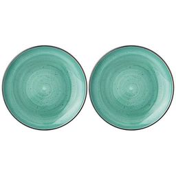 НАБОР ТАРЕЛОК ЗАКУСОЧНЫХ BRONCO NATURE 2 ШТ. 23 СМ МЯТНЫЙ