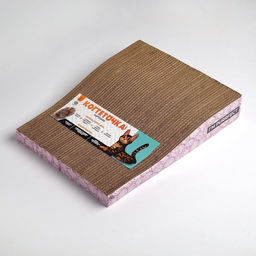 Когтеточка из картона IM PURRFECT, 19 х 37 см - Пушистое счастье фото 6