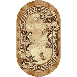 Ковёр Мокко овальный 80х150 см, 100% полипропилен, джут