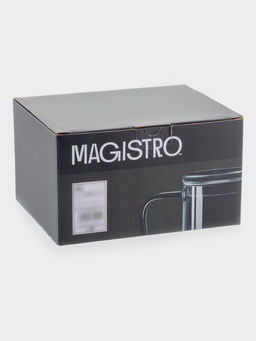 Кружка - мешалка Magistro «Слот», 400 мл, 11.5×8×12.2 см, стекло, прозрачная