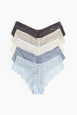 Pack de 5 bragas hipster de encaje - H&m фото 2