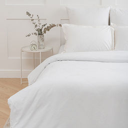 КПБ Традиция, поплин, 100% хлопок, пл. 110 гр./кв.м., Белый ВБ Пододеяльник 177х217; простыня 240х217; наволочки 70х70 (2 шт.) 2,0 спальный с европростыней