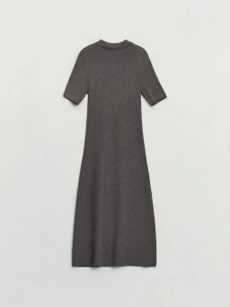 Вязаное платье поло из вискозы / Zarina  фото 9