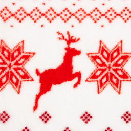 Плед «Этель. Новогодний олень», 150×200 см, корал-флис 220 г/м²