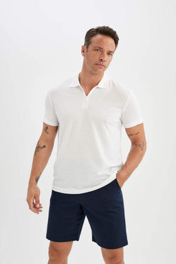 Шорты-бермуды из габардина стандартного кроя - Defacto фото 2