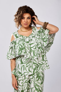 Костюм LADY SECRET 2996 белый+ зеленый