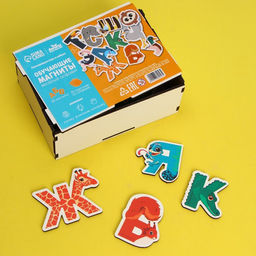 Магнитые буквы Веселый алфавит - Лесная мастерская фото 2