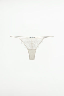 LACE THONG - Zara фото 3