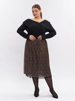 Юбка плиссированная UB25109LEO01 - Артесса фото 2