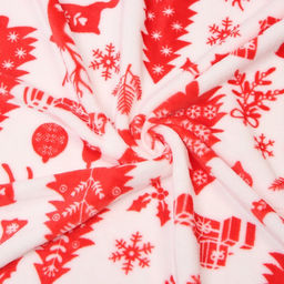 Плед LoveLife Новогодний лес 200х220 см,100% п/э, велсофт 280 гр/м2  фото 5