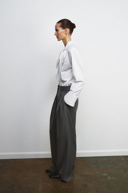 ZW COLLECTION DARTED TROUSERS - Zara фото 6