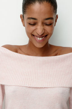 Jersey off-the-shoulder - H&m фото 9