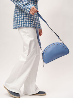 Кожаная сумка Azaro 30706 сиреневый закат