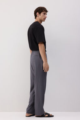 Pantal?n en mezcla de lino Relaxed Fit - H&m фото 8