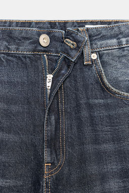 TRF MID-WAIST RIPPED BAGGY JEANS - Zara фото 9