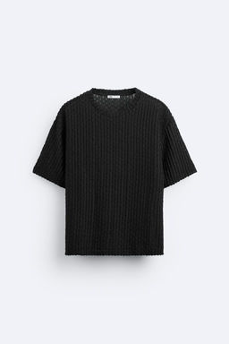 TEXTURED OPEN KNIT TOP - Zara фото 6