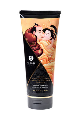 Массажный крем для тела Shunga Миндальная сладость (Almond Sweetness), съедобный, 200 мл