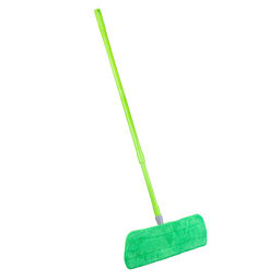 Швабра с насадкой из микрофибры на липучках, рукоятка металл окраш., телескоп, 444-275