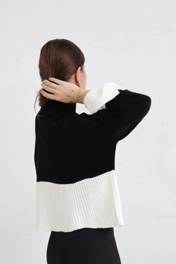 10452 Свитер чёрно-белый - Martichelli фото 10