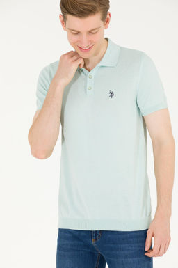 U. S. Polo Assn Мужской трикотажный свитер с воротником-поло - U.s. polo assn фото 2