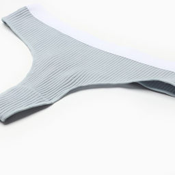 Трусы женские бразильяно MINAKU рубчик, набор 3 шт., размер 48-50, белые, серые, чёрные