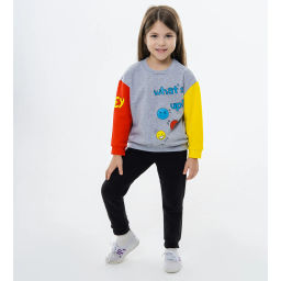 Спортивный костюм футер 2х нитка начёс 8689310101 8689310101 купить оптом по цене 974 ?| Фабрика детской одежды Юлла - Youlala фото 21