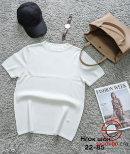 Футболка женская однотонная