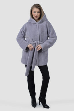 02-3293 Пальто женское утепленное (пояс)