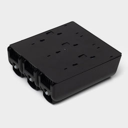 Диспенсер для мыла SAVANNA, механический, 3 отсека по 350 мл, шампунь, кондиционер, гель, чёрный фото 10