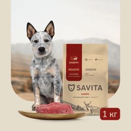 Беззерновой корм для щенков с олениной,GRAIN FREE Puppy, Venison & Potato - Savita фото 2