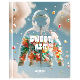 Дневник тв. об., 1-11 кл. "Sweet air" (Д5т48_лс 64735, BG) soft-touch ламинация