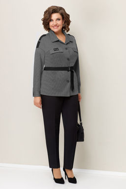 Костюм VOLNA 1312 серо-черный