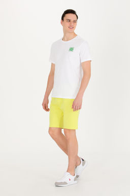 Мужские неоново-желтые вязаные шорты - U.s. polo assn фото 3