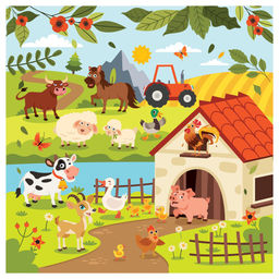 Puzzle ТРИ СОВЫ 64 элемента "Деревня" (ПК64_54551)