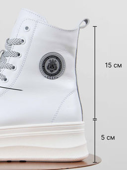 Ботинки EDART 215.warmw. белый/шерсть фото 6