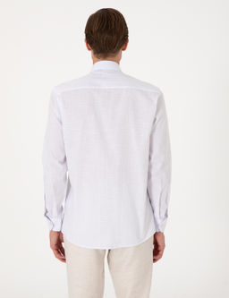 Lacivert Slim Fit _izgili Uzun Kollu G_mlek - Pierre cardin фото 5
