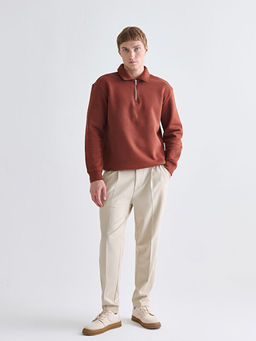 Polo Yaka Erkek Sweatshirt