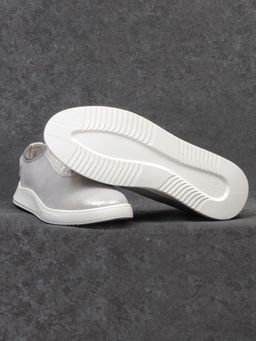 05-FDD36-2P SILVER Кроссовки женские (натуральная кожа) - Фабричный китай фото 16