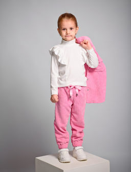 Комплект Вельвет ЦВЕТ: БАРБИ (QR)