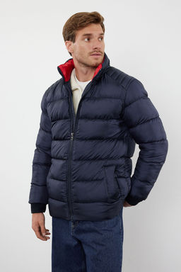 TRENDYOL MAN Lacivert Erkek Regular Fit Sisme K?sl?k Mont TMNAW25MO00002 - Trendyolmilla фото 2